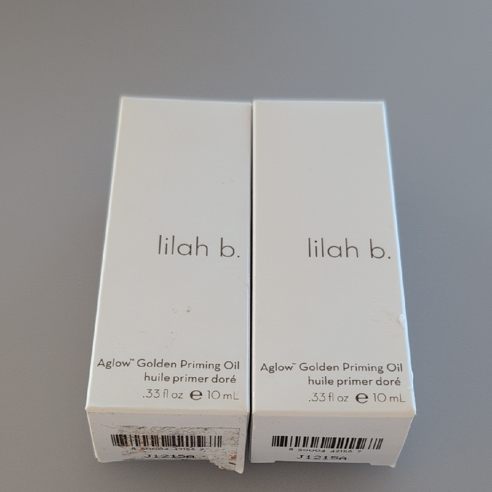 lilah b. Aglow Golden Priming Oil Duo